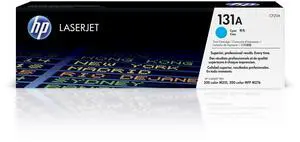 131A Cyan Toner Cartridge | Works with LaserJet Pro 200 Color M251, LaserJet Pro 200 Color MFP M276 Series | CF211A 131A Cyan Toner Cartridge | Works with LaserJet Pro 200 Color M251, LaserJet Pro 200 Color MFP M276 Series | CF211A
