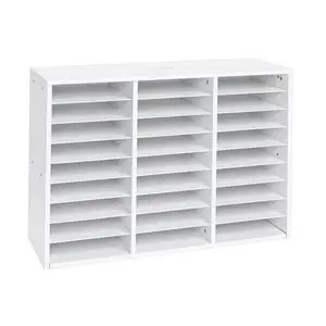 Mail Center - 1 Classroom Literature Organizer with 27 Slots Keep Your Classroom, Office, or Home Office Organized, Durable, Easy Assembly Mail Center - 1 Classroom Literature Organizer with 27 Slots Keep Your Classroom, Office, or Home Office Organized, Durable, Easy Assembly