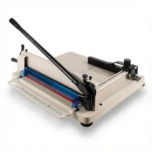 12 Inch Guillotine Paper Cutter, Commercial Paper Cutter Heavy Duty Stack Trimmer with 400 Sheets Capacity, Manual Paper Cutter with HSS Blade, Safety Lock & Metal Base for Cardstock, Leather & Books 12 Inch Guillotine Paper Cutter, Commercial Paper Cutter Heavy Duty Stack Trimmer with 400 Sheets Capacity, Manual Paper Cutter with HSS Blade, Safety Lock & Metal Base for Cardstock, Leather & Books