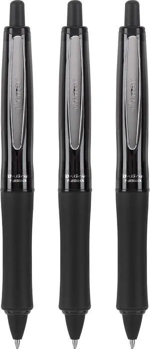 Dr. Grip FullBlack Refillable & Retractable Ballpoint Pen, Medium Point, Black Ink (14634) (Pack of 24) Dr. Grip FullBlack Refillable & Retractable Ballpoint Pen, Medium Point, Black Ink (14634) (Pack of 24)