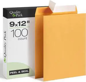 9" x 12" Self-Seal Catalog Envelopes, for Mailing, Organizing and Storage, Brown Kraft, Heavy 28-lb Paper, (QUA44562) 100 Count (Pack of 5) 9" x 12" Self-Seal Catalog Envelopes, for Mailing, Organizing and Storage, Brown Kraft, Heavy 28-lb Paper, (QUA44562) 100 Count (Pack of 5)
