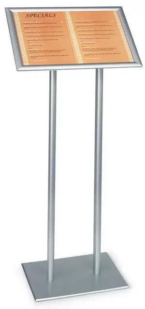 14 x 22 Sign Stand - Snap Open Frame Black Menu Stand for Floor, Aluminum, Sign Stand for Restaurants, Bars, Events (UCMB521BLK) 14 x 22 Sign Stand - Snap Open Frame Black Menu Stand for Floor, Aluminum, Sign Stand for Restaurants, Bars, Events (UCMB521BLK)