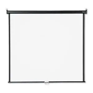 Wall and Ceiling Projection Screen, 60 x 60 Inches (660S),White/Black Wall and Ceiling Projection Screen, 60 x 60 Inches (660S),White/Black