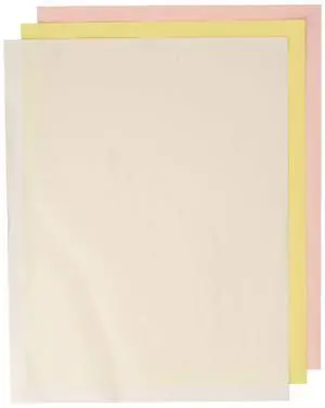 Fast Pack Carbonless 3-Part Paper, 8.5 X 11, Pink/Canary/White, 500 Sheets/Ream, 5 Reams/Carton Fast Pack Carbonless 3-Part Paper, 8.5 X 11, Pink/Canary/White, 500 Sheets/Ream, 5 Reams/Carton