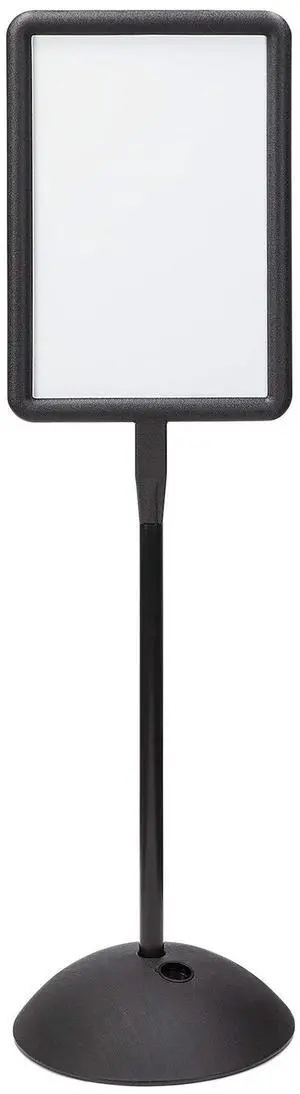 Write Way Dry Erase Board Rectangle Sign, Rectangular Dual-Sided and Magnetic for Indoor and Outdoor Use, 65"in Height, Black Write Way Dry Erase Board Rectangle Sign, Rectangular Dual-Sided and Magnetic for Indoor and Outdoor Use, 65"in Height, Black