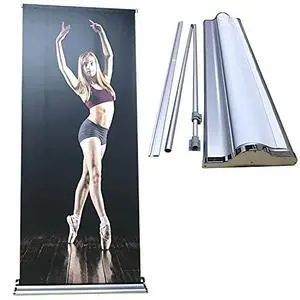 36" x72-92 INCHES Deluxe Retractable Banner Stand (Stand ONLY) with Carrying Padded Canvas Bag 36" x72-92 INCHES Deluxe Retractable Banner Stand (Stand ONLY) with Carrying Padded Canvas Bag