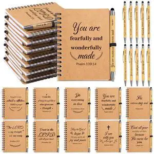 120 PCS Bulk Christian Gifts, Prayer Journal for Women & Men, 60 Small Christian Notebooks, 60 Scripture Pens, Inspirational Notebooks for Church, Spiritual Gift for Bible Study, Faith Gift for Church 120 PCS Bulk Christian Gifts, Prayer Journal for Women & Men, 60 Small Christian Notebooks, 60 Scripture Pens, Inspirational Notebooks for Church, Spiritual Gift for Bible Study, Faith Gift for Church