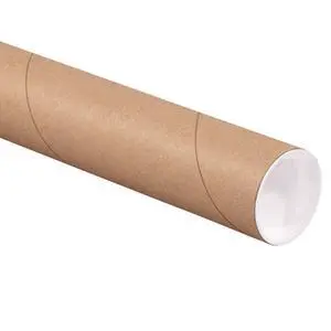 ProLine 2 x 48",.080" thick Kraft Heavy-Duty Mailing Shipping tubes with End Caps (50) ProLine 2 x 48",.080" thick Kraft Heavy-Duty Mailing Shipping tubes with End Caps (50)