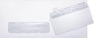 #10 Window Envleopes with Security Tint and Peel & Press, 4 1/8" x 9 1/2", 24lb. White Wove, 2,400 Pack #10 Window Envleopes with Security Tint and Peel & Press, 4 1/8" x 9 1/2", 24lb. White Wove, 2,400 Pack