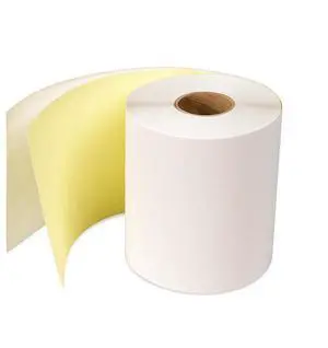 2-Part Carbonless Receipt Paper Rolls, 2-1/4" x 90' White/Canary Smooth Finish, 50 Rolls per Carton, POS Cash Register & Adding Machine Paper 2-Part Carbonless Receipt Paper Rolls, 2-1/4" x 90' White/Canary Smooth Finish, 50 Rolls per Carton, POS Cash Register & Adding Machine Paper