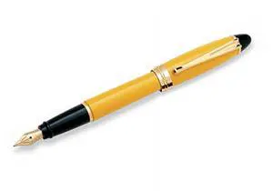 Aurora Ipsilon Resin Yellow Medium Point Fountain Pen - AU-B11Y-M Aurora Ipsilon Resin Yellow Medium Point Fountain Pen - AU-B11Y-M