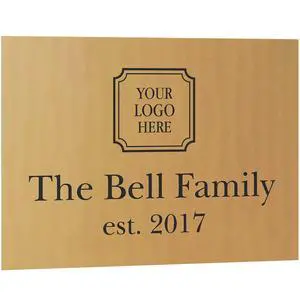 Customized Bronze Sign, Caution, Welcome, or Business Sign, Customizable Text and Logo Options. Indoor or Outdoor Use (24 x 18") Customized Bronze Sign, Caution, Welcome, or Business Sign, Customizable Text and Logo Options. Indoor or Outdoor Use (24 x 18")