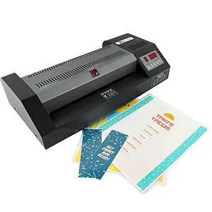 12.5" Pouch Laminator with Variable Temperature and Speed | Compatible with 3 Mil - 10 Mil Thermal and Cold Pouches | Laminates Documents & Photos | Medium to High Volume Use 12.5" Pouch Laminator with Variable Temperature and Speed | Compatible with 3 Mil - 10 Mil Thermal and Cold Pouches | Laminates Documents & Photos | Medium to High Volume Use