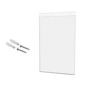 10 Pack Sign Holder 11" x 17" with 2 Predrilled Holes and Hanging Hardware for Announcements and Safety Signs in Tourist Centers and Transportation Hubs Clear Acrylic 10 Pack Sign Holder 11" x 17" with 2 Predrilled Holes and Hanging Hardware for Announcements and Safety Signs in Tourist Centers and Transportation Hubs Clear Acrylic