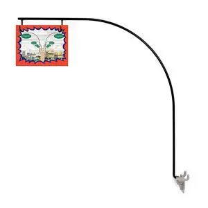 Curved Gondola Aisle Sign Holders, Store Walkway & Hallway Labeler, Black, 20 Pack Curved Gondola Aisle Sign Holders, Store Walkway & Hallway Labeler, Black, 20 Pack