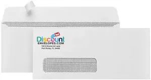 Custom Printed #10 Window Envelopes with Peel-n-Stick and Security Tint (2500) Custom Printed #10 Window Envelopes with Peel-n-Stick and Security Tint (2500)