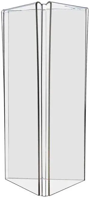 40 Pack Sign Holder 4 x 9 Inch 3 Sided Table Tent POP Signs Restaurant Menu Display Frame Clear Acrylic Tall Display Countertop Printed Material Advertisements Specials by 40 Pack Sign Holder 4 x 9 Inch 3 Sided Table Tent POP Signs Restaurant Menu Display Frame Clear Acrylic Tall Display Countertop Printed Material Advertisements Specials by