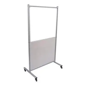 Stand Up Desk Store Rolling Mobile Magnetic Whiteboard Room Divider Dry Erase Board for Home or Classroom (Combo Whiteboard/Tackboard, 40" W x 72" H) Stand Up Desk Store Rolling Mobile Magnetic Whiteboard Room Divider Dry Erase Board for Home or Classroom (Combo Whiteboard/Tackboard, 40" W x 72" H)