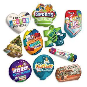 Brag Tags to Get Kids & Students Reading Multiple Genres and Themes of Books Reading Value Pack: 500 Tags (50 Tags for Each Design) Brag Tags to Get Kids & Students Reading Multiple Genres and Themes of Books Reading Value Pack: 500 Tags (50 Tags for Each Design)