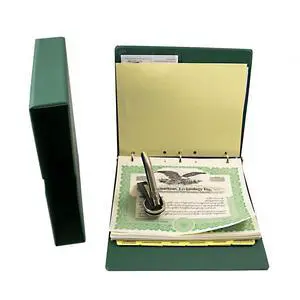 Blumberg Green Beauty Corporate Kit with PDF Corporation Minutes & Bylaws, Records Binder, Corporate Seal, Printed Certificates with Stubs and More (Green) Blumberg Green Beauty Corporate Kit with PDF Corporation Minutes & Bylaws, Records Binder, Corporate Seal, Printed Certificates with Stubs and More (Green)