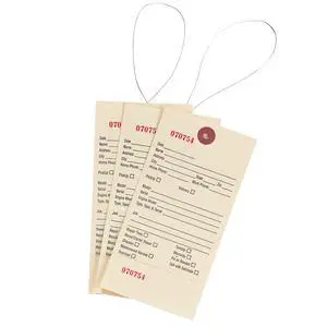 10-002 Service Tags, Perforated, 500 Count 10-002 Service Tags, Perforated, 500 Count