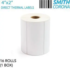 4x2 Direct Thermal Labels (1" Core) - 715 Labels/Roll - 16 Rolls (EDT4020AP) 4x2 Direct Thermal Labels (1" Core) - 715 Labels/Roll - 16 Rolls (EDT4020AP)