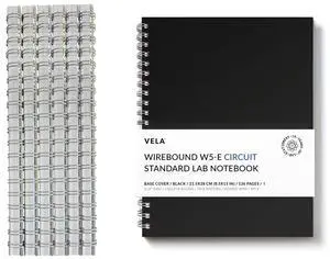 W5-E Wirebound Lab Notebook, 8.5 x 11 in (21.5 x 28 cm), 128 Pages, Double Wire Looped, 70lb Heavyweight Paper (6-Pack, Ruled +) W5-E Wirebound Lab Notebook, 8.5 x 11 in (21.5 x 28 cm), 128 Pages, Double Wire Looped, 70lb Heavyweight Paper (6-Pack, Ruled +)