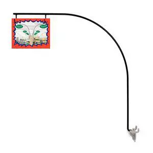 Curved Gondola Aisle Sign Holders, Store Walkway & Hallway Labeler, Black, 10 Pack Curved Gondola Aisle Sign Holders, Store Walkway & Hallway Labeler, Black, 10 Pack