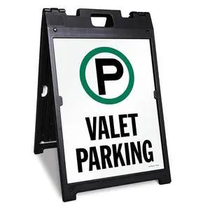 24 x 18 inch Valet Parking Two-Sided BabyBoss A-Frame Sign Kit, Plastic, Multicolor (1 A-Frame + 2 Sign Panels) 24 x 18 inch Valet Parking Two-Sided BabyBoss A-Frame Sign Kit, Plastic, Multicolor (1 A-Frame + 2 Sign Panels)