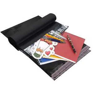 Poly Mailers, Shipping Bags, 14 x 19 in, Black, Pack of 100, Self Seal, 2 Mil Polyethylene, Waterproof Poly Mailers, Shipping Bags, 14 x 19 in, Black, Pack of 100, Self Seal, 2 Mil Polyethylene, Waterproof