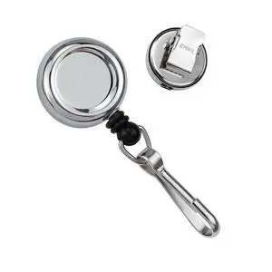 Bulk 100 Pack - Small and Heavy Duty Metal Retractable Badge Reel with J Hook - Powerful Spring Clip & Strong Retraction Force - Cute Name Badge Holder for Nurse by Bulk 100 Pack - Small and Heavy Duty Metal Retractable Badge Reel with J Hook - Powerful Spring Clip & Strong Retraction Force - Cute Name Badge Holder for Nurse by
