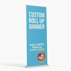 Custom Retractable Banner Stand, Roll Up Banner with Your Logo/Text, Personalized Pull Up Display for Business, Trade Shows, Events 33x81 / 36x92 / 24x81 / 23x66 / Tabletop 11.5x17.5 Custom Retractable Banner Stand, Roll Up Banner with Your Logo/Text, Personalized Pull Up Display for Business, Trade Shows, Events 33x81 / 36x92 / 24x81 / 23x66 / Tabletop 11.5x17.5