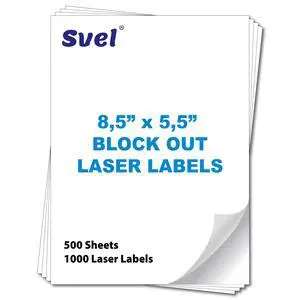 Cover up Blockout Labels Shipping Mailing Stickers Cover Old Barcodes & Addresses Bulk Pack High-Opacity Back Block Laser & Inkjet Printers Shipping Mailing Labels (8.5x5.5 500 Sheets, 1000 Labels) Cover up Blockout Labels Shipping Mailing Stickers Cover Old Barcodes & Addresses Bulk Pack High-Opacity Back Block Laser & Inkjet Printers Shipping Mailing Labels (8.5x5.5 500 Sheets, 1000 Labels)