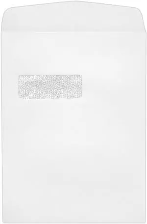 9 x 12 Open End Window Envelopes | Security Tint | White | 28lb. Text | 1,000 Qty 9 x 12 Open End Window Envelopes | Security Tint | White | 28lb. Text | 1,000 Qty