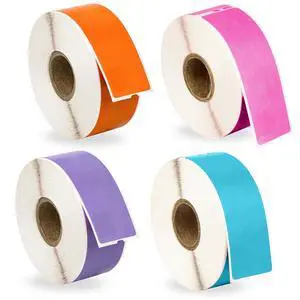 Compatible with Dymo 30252 Labels, Color Combo, 1-1/8" x 3-1/2" | Address Labels; Compatible With Dymo LW 450, 4XL (Not 5**, 5XL), Rollo & Zebra; 48 Rolls /16800 Labels Compatible with Dymo 30252 Labels, Color Combo, 1-1/8" x 3-1/2" | Address Labels; Compatible With Dymo LW 450, 4XL (Not 5**, 5XL), Rollo & Zebra; 48 Rolls /16800 Labels