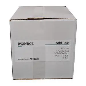 (48) Top of the Line Systems for Business Single-Ply Bond Paper Rolls, 20lb (48) Top of the Line Systems for Business Single-Ply Bond Paper Rolls, 20lb