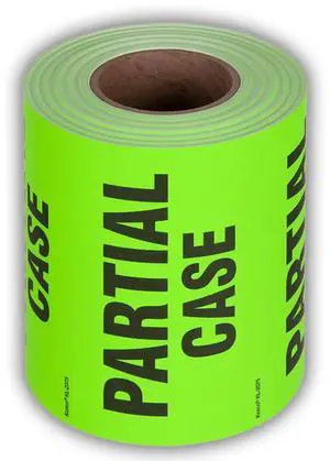 3" X 5" Partial Case Fluorescent Shipping Label Stickers for Shipping and Packing - 500 Adhesive Labels Per Roll (10 Pack) 3" X 5" Partial Case Fluorescent Shipping Label Stickers for Shipping and Packing - 500 Adhesive Labels Per Roll (10 Pack)