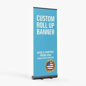 Custom Retractable Banner Stand, Roll Up Banner with Your Logo/Text, Personalized Pull Up Display for Business, Trade Shows, Events 33x81 / 36x92 / 24x81 / 23x66 / Tabletop 11.5x17.5 Custom Retractable Banner Stand, Roll Up Banner with Your Logo/Text, Personalized Pull Up Display for Business, Trade Shows, Events 33x81 / 36x92 / 24x81 / 23x66 / Tabletop 11.5x17.5
