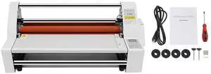 13.78" Thermal Laminator Machine, 4-Roller Hot Cold Roll Laminator for A3/A4/A6, Digital Temperature Control, Avoid Misfed Paper Jams, for Office School Document Photo Laminating (C-51) 13.78" Thermal Laminator Machine, 4-Roller Hot Cold Roll Laminator for A3/A4/A6, Digital Temperature Control, Avoid Misfed Paper Jams, for Office School Document Photo Laminating (C-51)