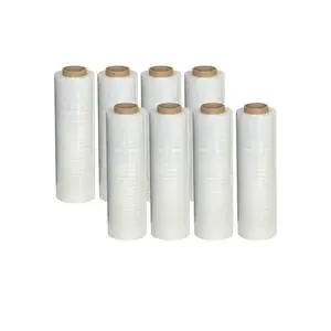 Primepack Heavy Duty Stretch Wrap | Clear Plastic Shrink Wrap for Moving and Pallet Wrapping | 80 Gauge Thick | 18" x1500 Roll (8 Pack) Primepack Heavy Duty Stretch Wrap | Clear Plastic Shrink Wrap for Moving and Pallet Wrapping | 80 Gauge Thick | 18" x1500 Roll (8 Pack)