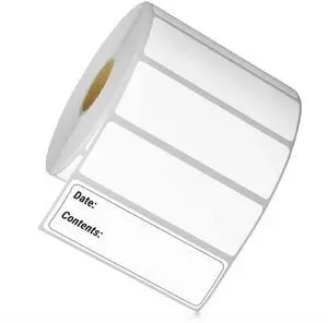 OfficeSmart Labels ZR1300100 Direct Thermal Labels, 3 x 1 Inch, 20 Rolls | REMOVABLE, Compatible with Zebra Printers, White, 1375 Labels Per Roll, 1 Inch Core OfficeSmart Labels ZR1300100 Direct Thermal Labels, 3 x 1 Inch, 20 Rolls | REMOVABLE, Compatible with Zebra Printers, White, 1375 Labels Per Roll, 1 Inch Core