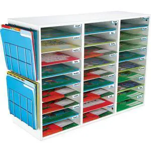 Classroom Mail Center with Paper Holders - 1 Mail Center, 2 Wire Racks Classroom Mail Center with Paper Holders - 1 Mail Center, 2 Wire Racks