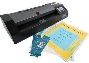 12.5" Pouch Laminator with Variable Temperature and Speed | Compatible with 3 Mil - 10 Mil Thermal and Cold Pouches | Laminates Documents & Photos | Low to Medium Volume Use 12.5" Pouch Laminator with Variable Temperature and Speed | Compatible with 3 Mil - 10 Mil Thermal and Cold Pouches | Laminates Documents & Photos | Low to Medium Volume Use