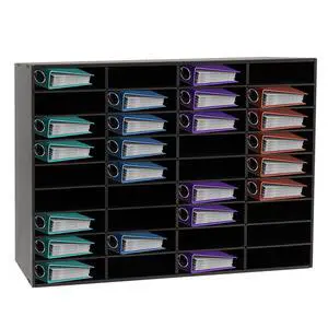 36 Compartment Literature Organizer, Office Mailbox with Adjustable Shelves for Home Office and Classroom 36 Compartment Literature Organizer, Office Mailbox with Adjustable Shelves for Home Office and Classroom