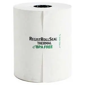 National Checking Phenol Free Thermal White 1 Ply Registroll, 3.13 inch x 230 Feet - 50 per case National Checking Phenol Free Thermal White 1 Ply Registroll, 3.13 inch x 230 Feet - 50 per case