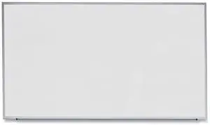 Dry Erase Marker Board, Melamine, 72 x 48, Silver Aluminum Frame Dry Erase Marker Board, Melamine, 72 x 48, Silver Aluminum Frame