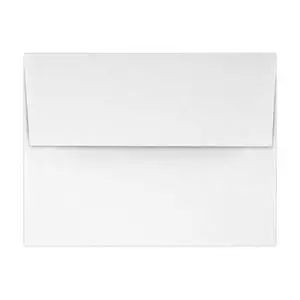 (TM) A2 Envelopes, White Color, 32/80 Text (Gsm 120), Smooth Finish, Gummed Sealing, (2500) (TM) A2 Envelopes, White Color, 32/80 Text (Gsm 120), Smooth Finish, Gummed Sealing, (2500)