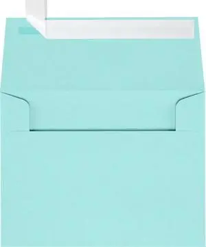 A2 Invitation Envelopes | Peel & Press | 4 3/8" x 5 3/4" | Seafoam Blue | 80lb. Text | 1,000 Qty A2 Invitation Envelopes | Peel & Press | 4 3/8" x 5 3/4" | Seafoam Blue | 80lb. Text | 1,000 Qty