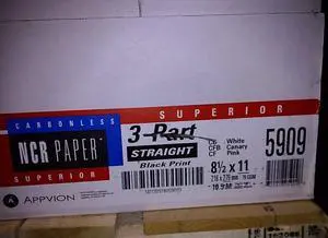 Carbonless Paper, 3-Part Straight Collated, 8-1/2" x 11", Wholesale Case of 10 Reams (1,670 sets) Carbonless Paper, 3-Part Straight Collated, 8-1/2" x 11", Wholesale Case of 10 Reams (1,670 sets)