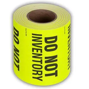 3" X 5" Do not Inventory Fluorescent Shipping Label Stickers - 500 Adhesive Labels Per Roll (10 Pack) 3" X 5" Do not Inventory Fluorescent Shipping Label Stickers - 500 Adhesive Labels Per Roll (10 Pack)
